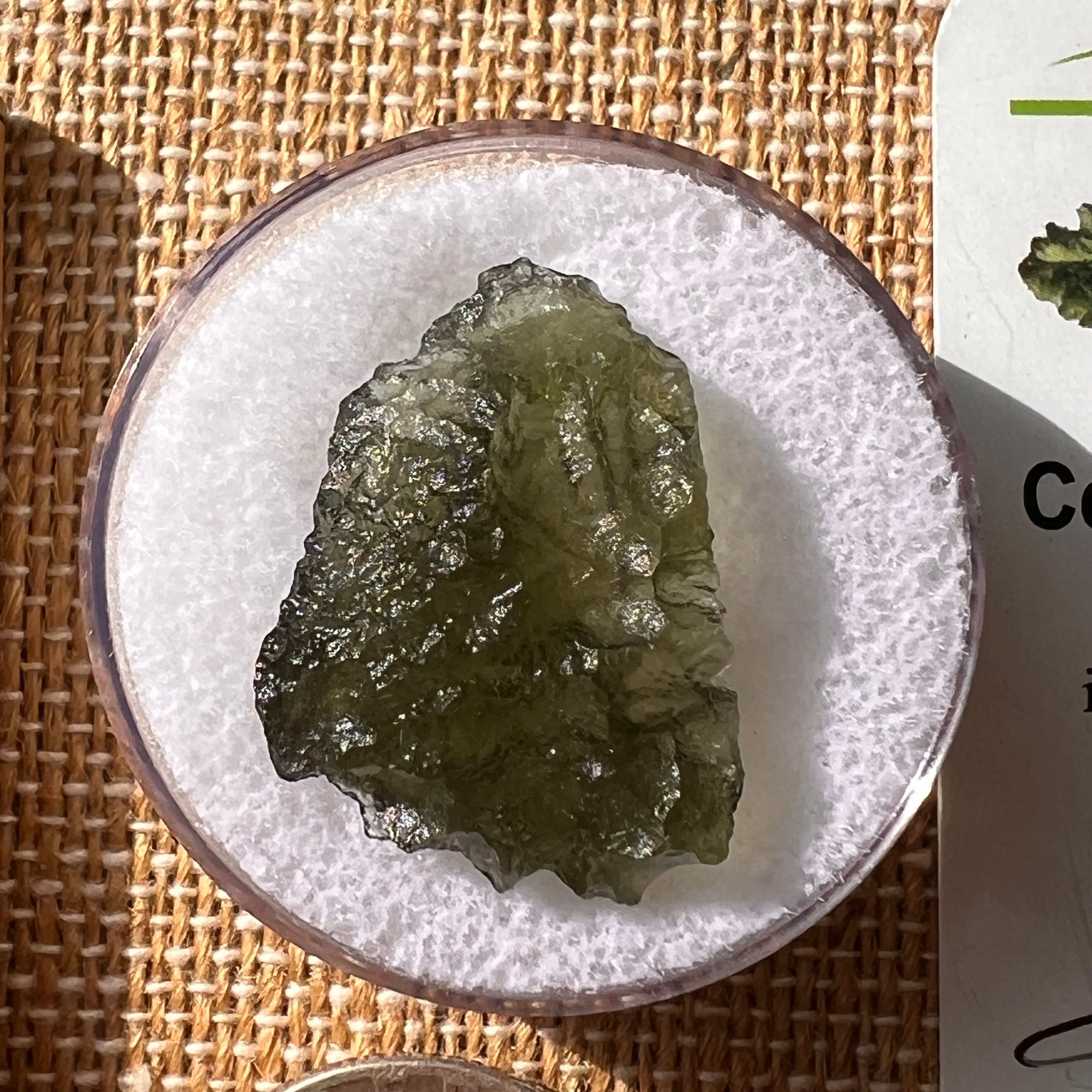 Moldavite 2.4 grams #2138-Moldavite Life