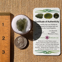 Moldavite 2.4 grams #2147-Moldavite Life