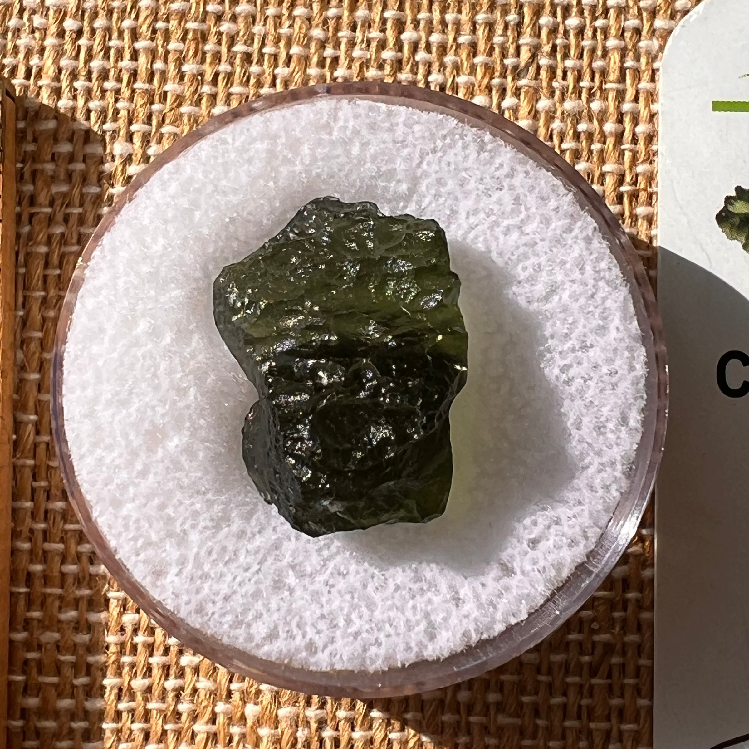 Moldavite 2.5 grams #2133-Moldavite Life