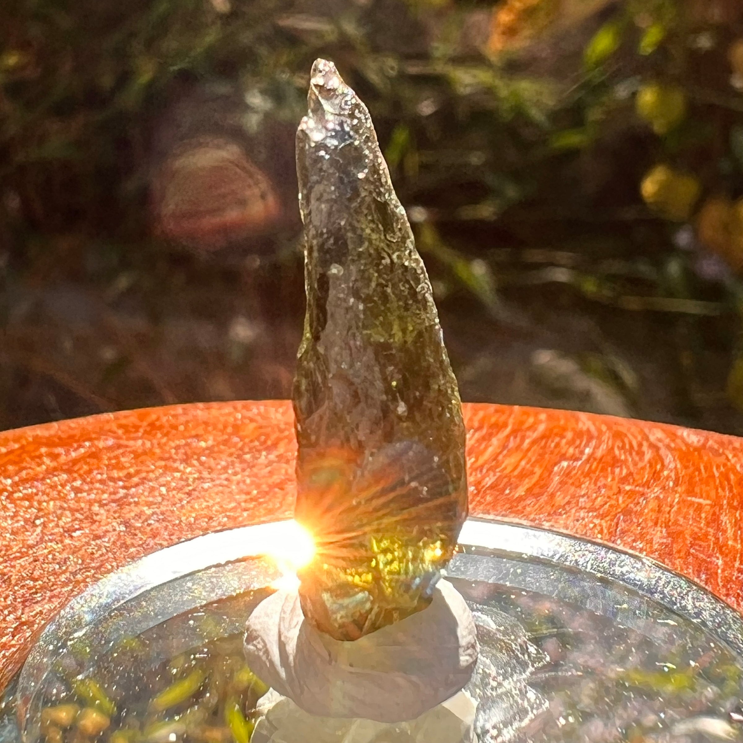 Moldavite 2.5 grams #2208-Moldavite Life