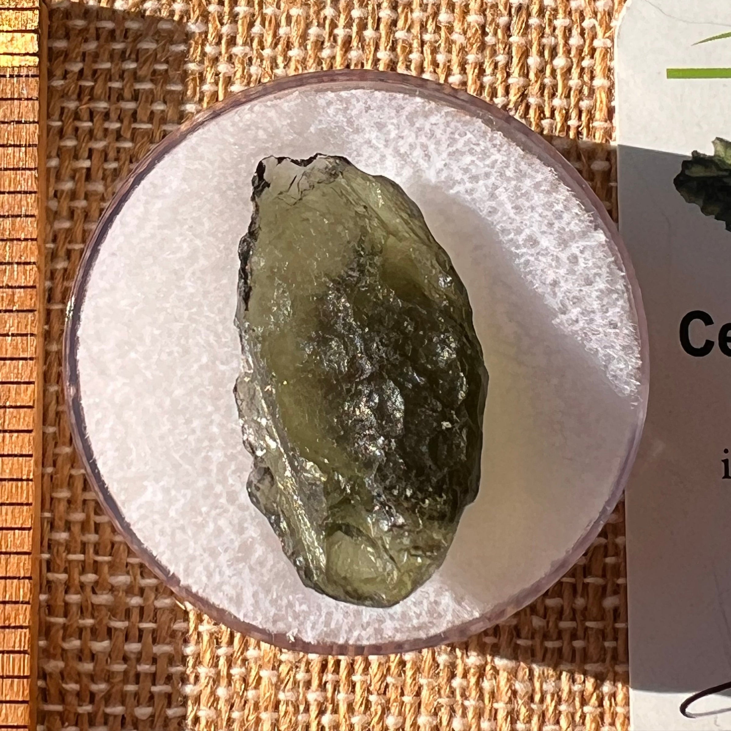 Moldavite 2.5 grams #2208-Moldavite Life