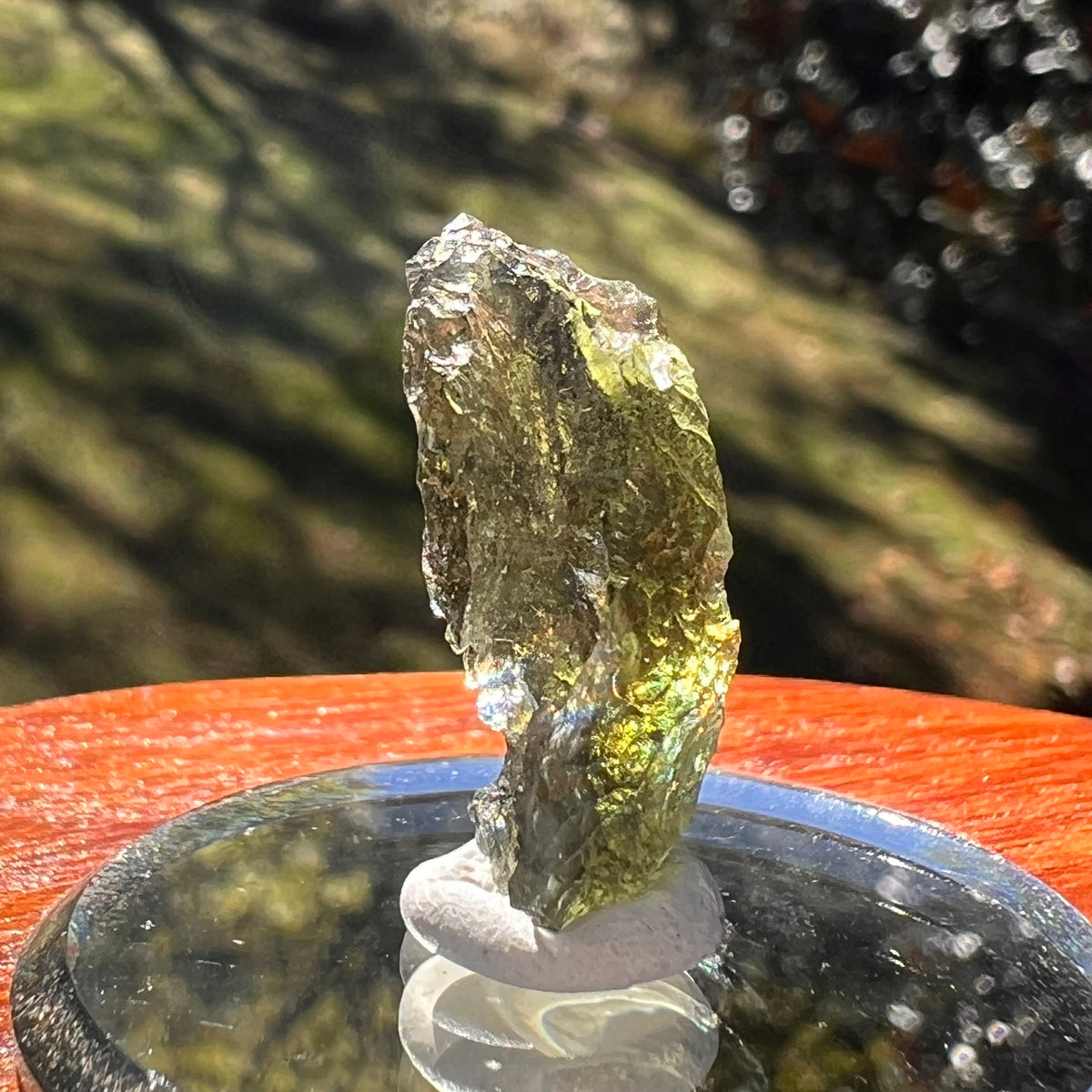 Moldavite 2.5 grams #2395-Moldavite Life