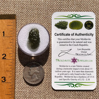 Moldavite 2.5 grams #2395-Moldavite Life