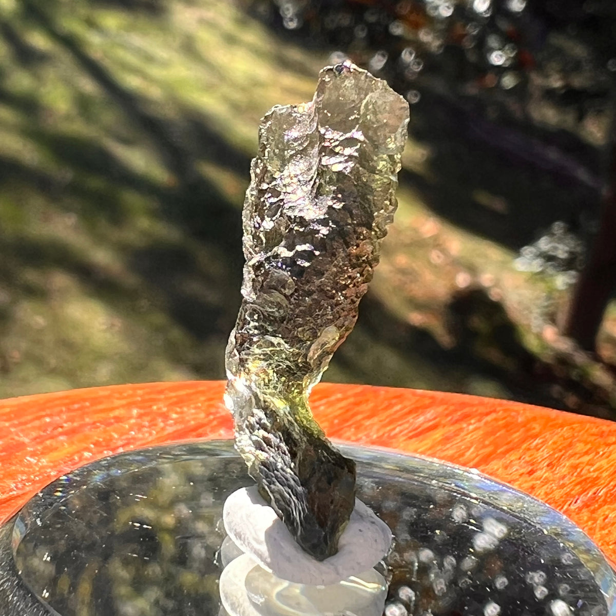 Moldavite 2.5 grams #2397-Moldavite Life