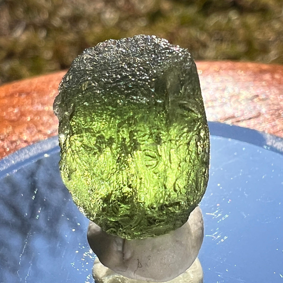 Moldavite 2.6 grams #1964-Moldavite Life