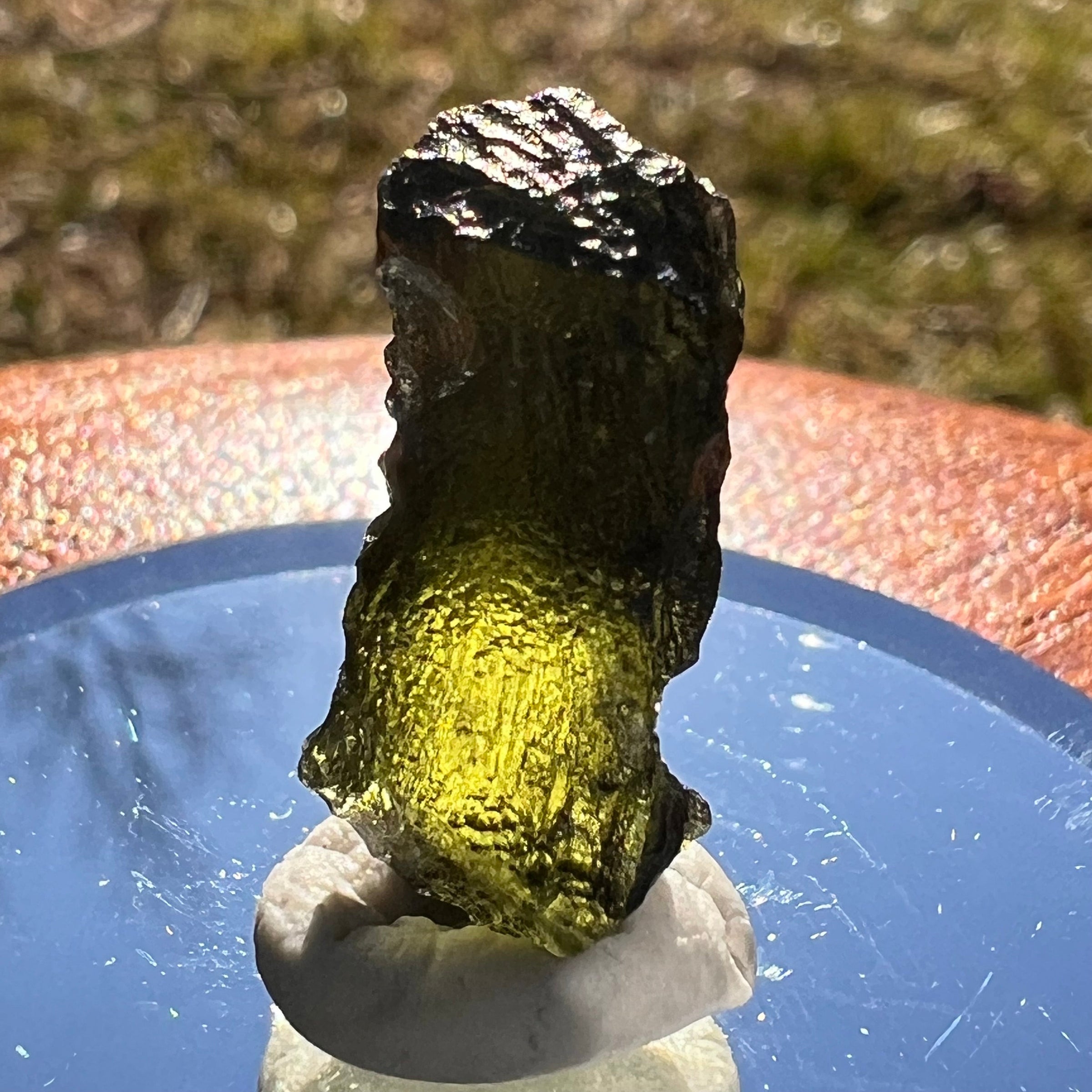 Moldavite 2.6 grams #1982-Moldavite Life
