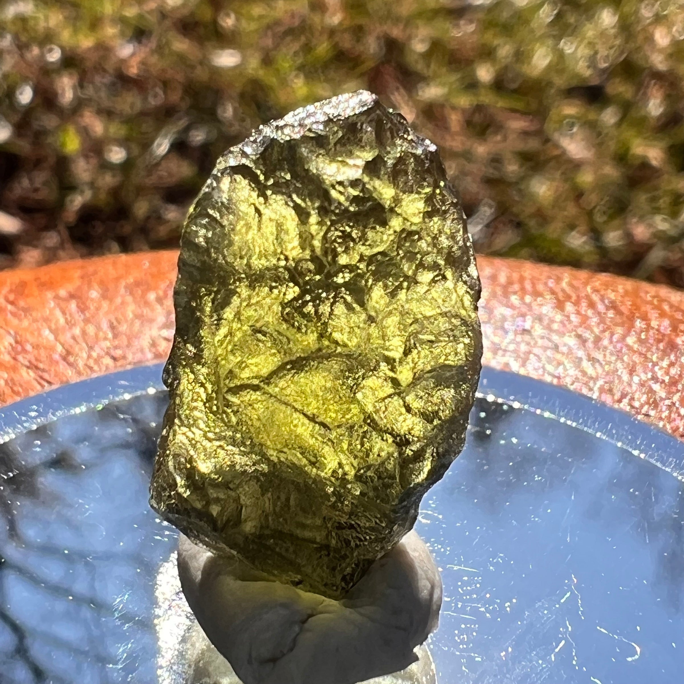 Moldavite 2.6 grams #1982-Moldavite Life