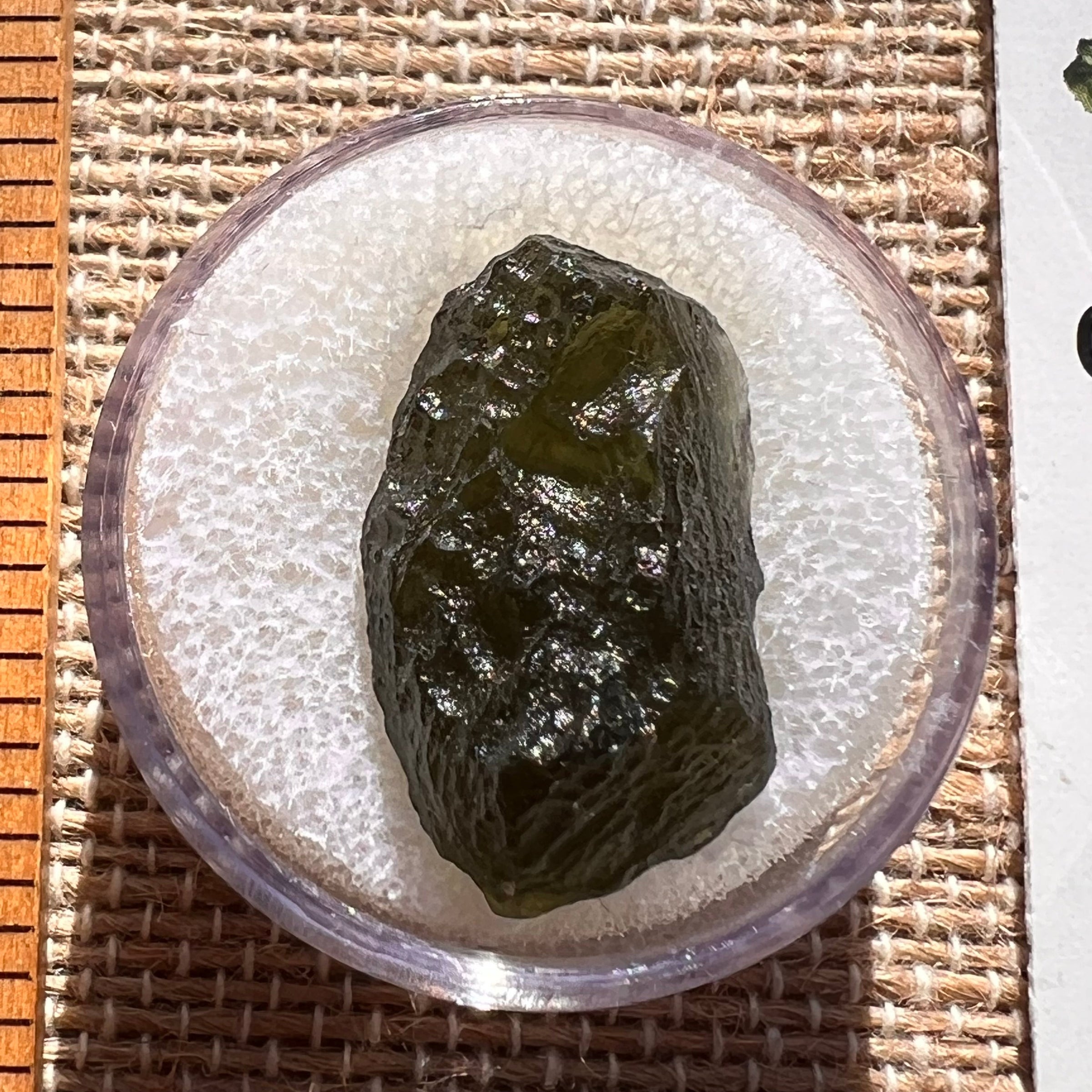 Moldavite 2.6 grams #1982-Moldavite Life