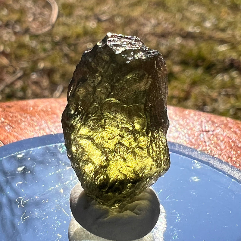 Moldavite 2.6 grams #1982-Moldavite Life