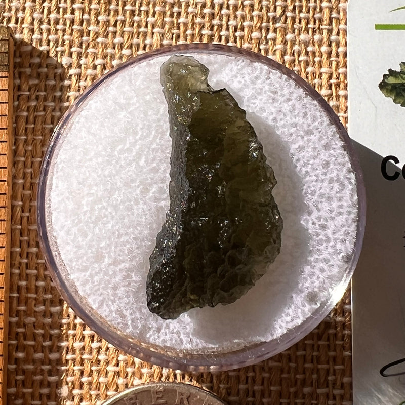 Moldavite 2.6 grams #2144-Moldavite Life