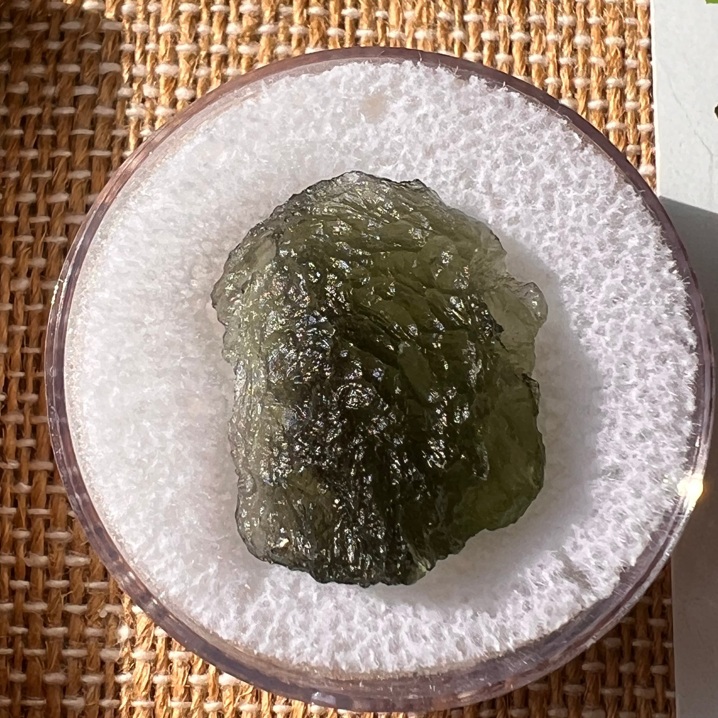 Moldavite 2.6 grams #2184-Moldavite Life