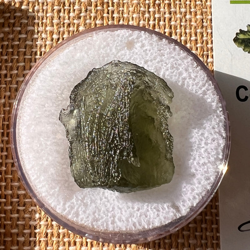 Moldavite 2.6 grams #2184-Moldavite Life
