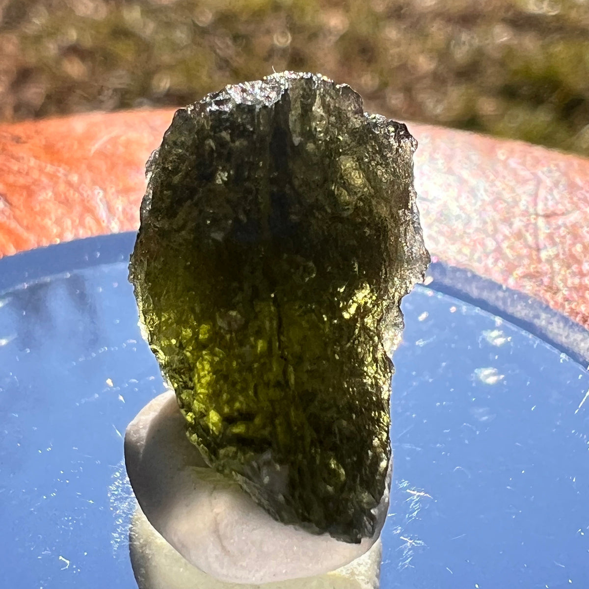 Moldavite 2.7 grams #1975-Moldavite Life