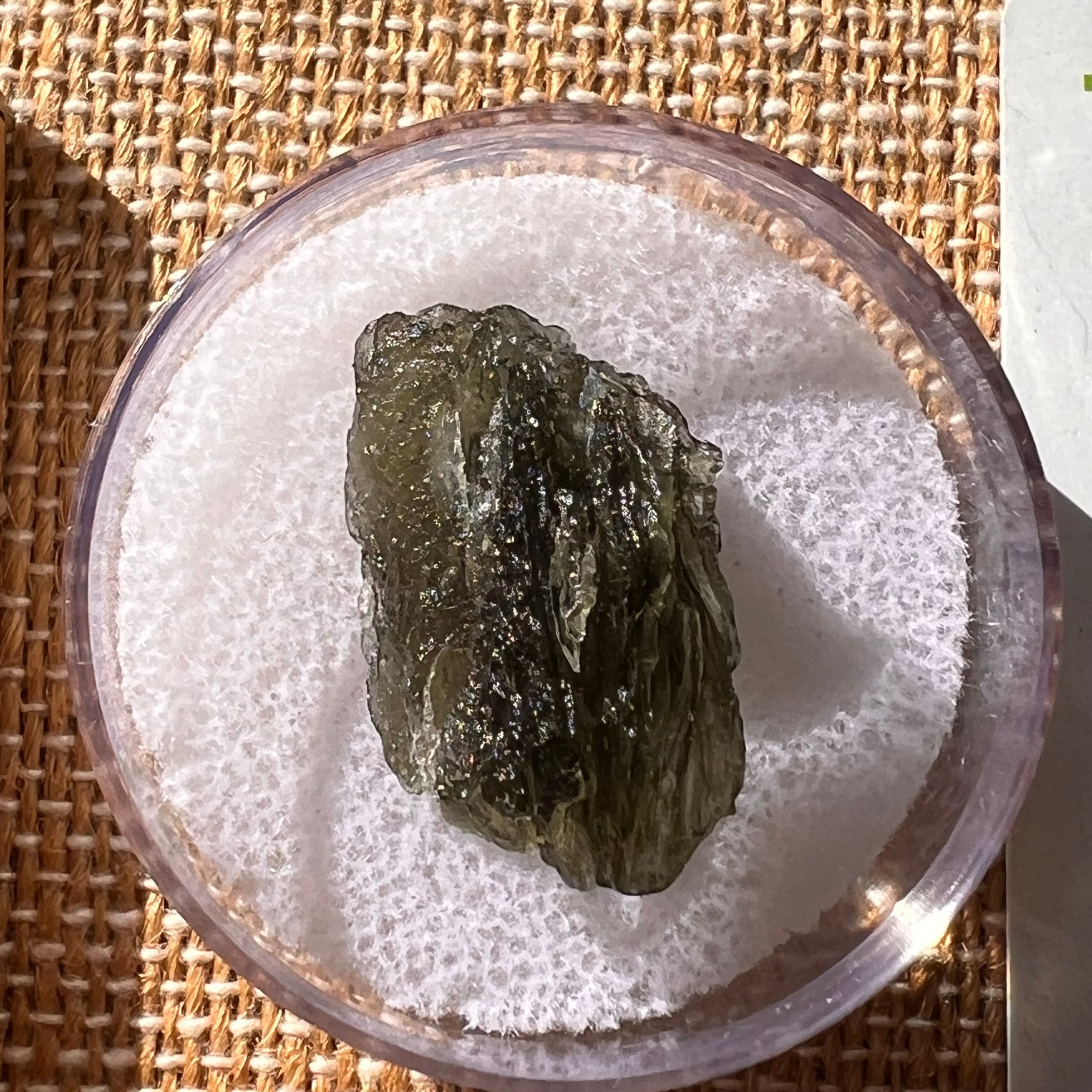 Moldavite 2.7 grams #2149-Moldavite Life