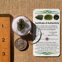Moldavite 2.7 grams #2149-Moldavite Life