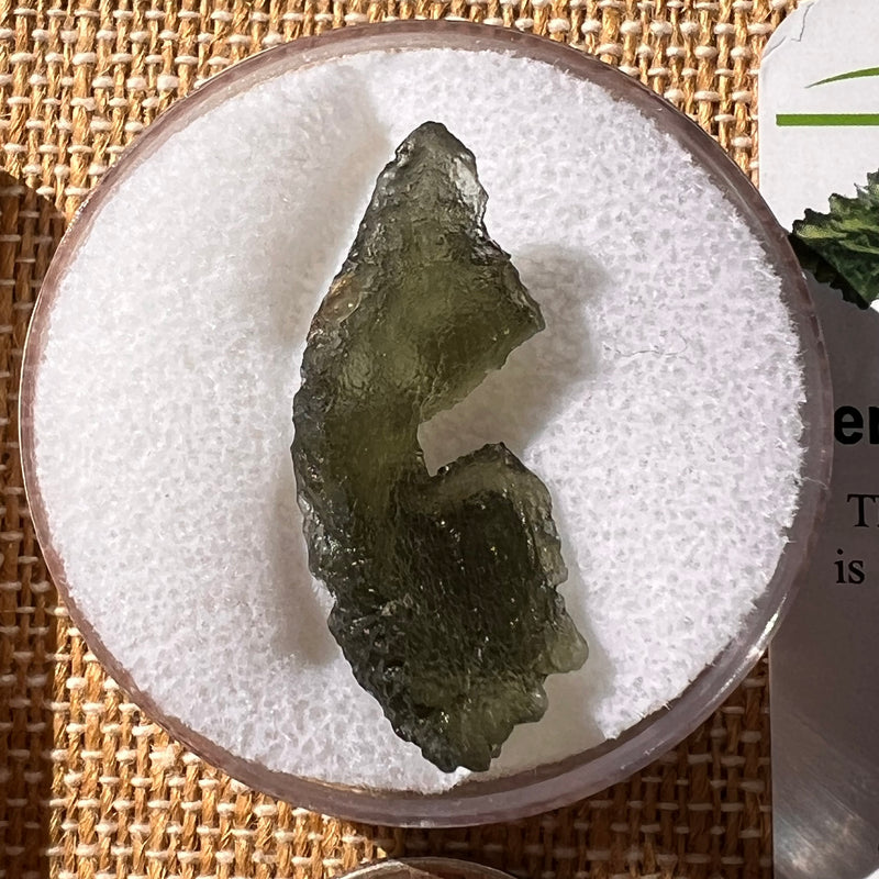 Moldavite 2.7 grams #2212-Moldavite Life