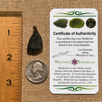 Moldavite 2.8 grams #1667-Moldavite Life
