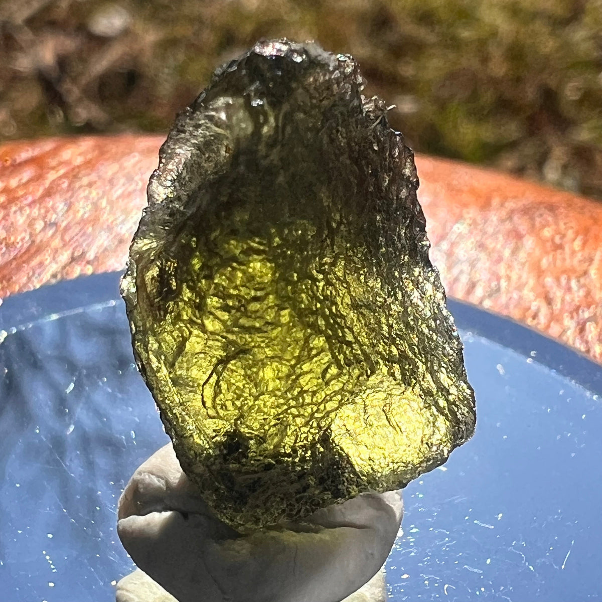 Moldavite 2.8 grams #1981-Moldavite Life