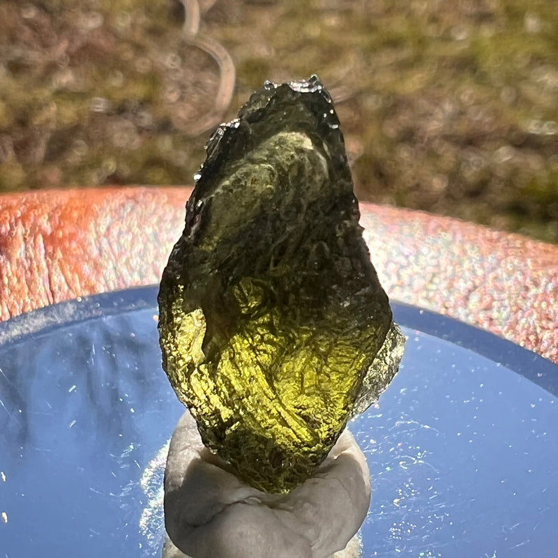 Moldavite 2.8 grams #1981-Moldavite Life