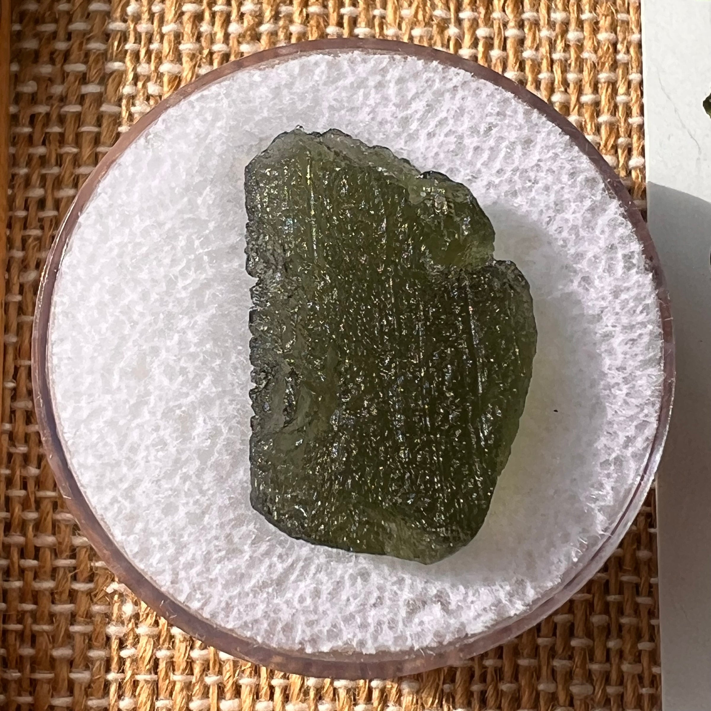 Moldavite 2.8 grams #2172-Moldavite Life