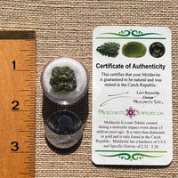 Moldavite 2.9 grams #1971-Moldavite Life