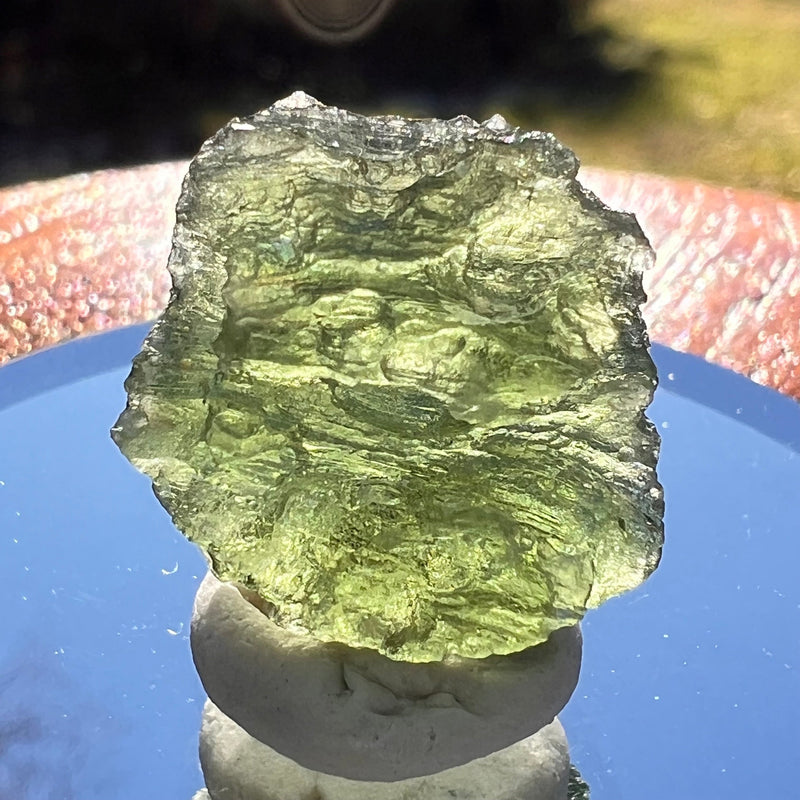 Moldavite 2.9 grams #1971-Moldavite Life