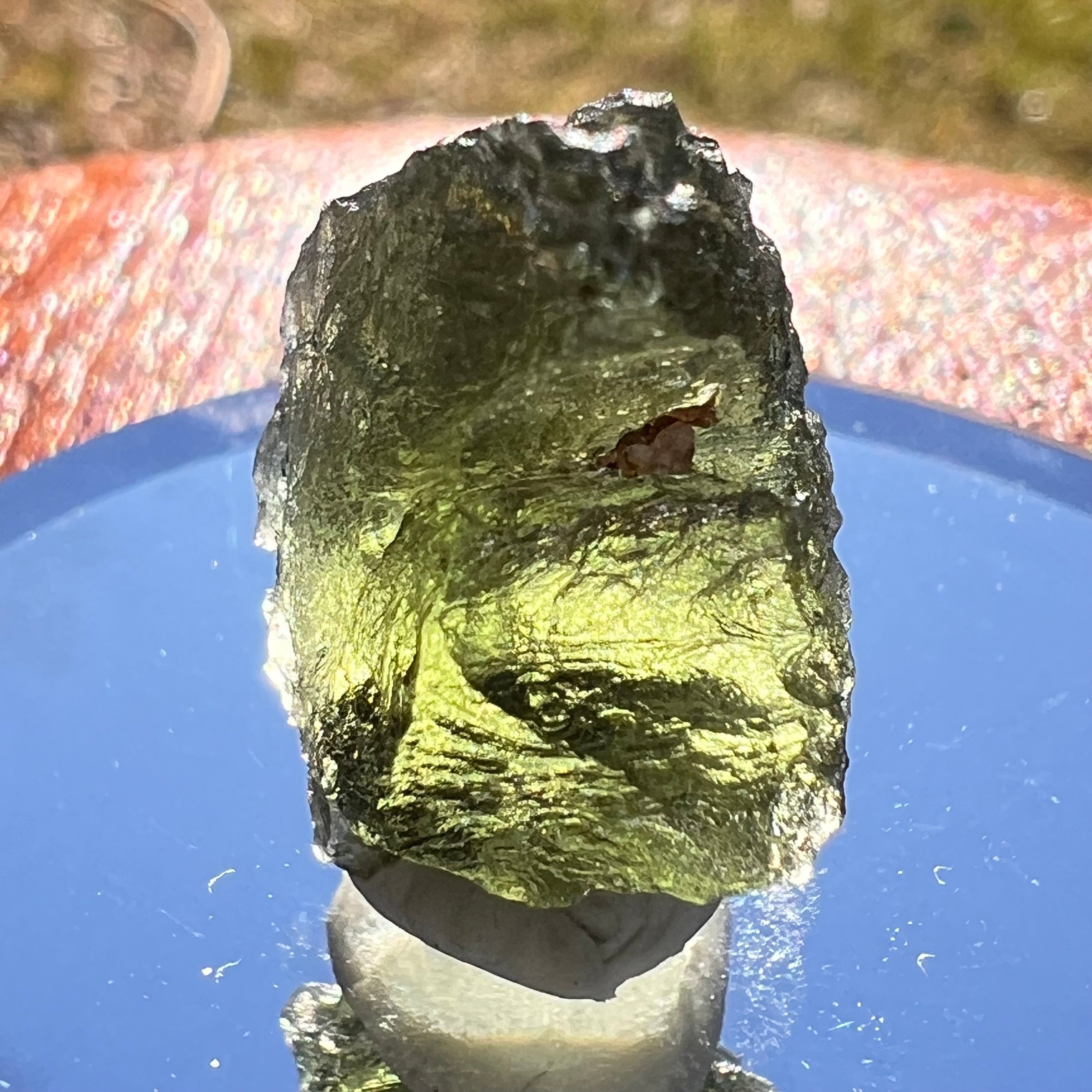 Moldavite 2.9 grams #1972-Moldavite Life