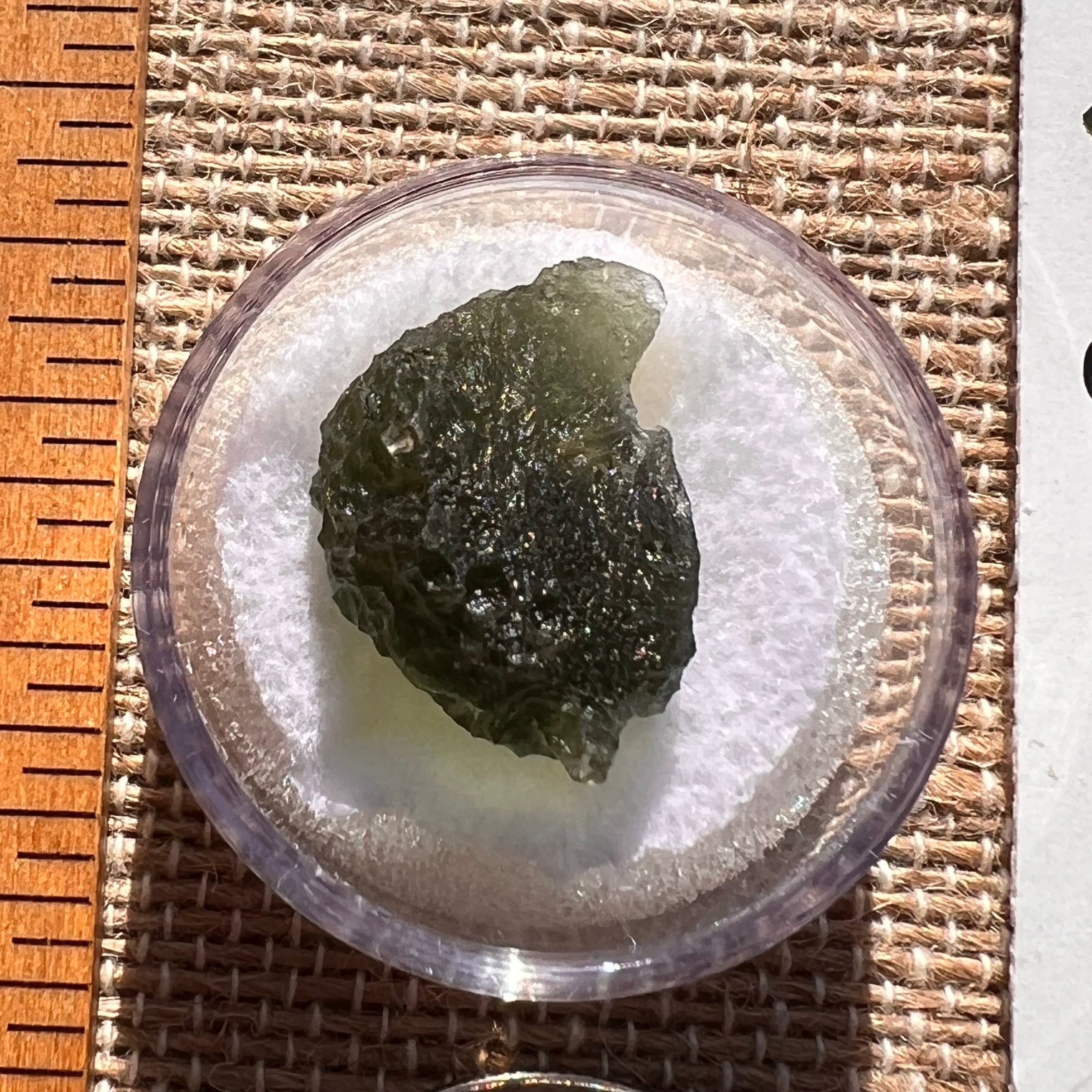 Moldavite 2.9 grams #1972-Moldavite Life