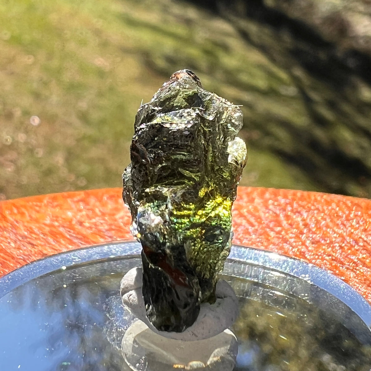 Moldavite 2.9 grams #2376-Moldavite Life