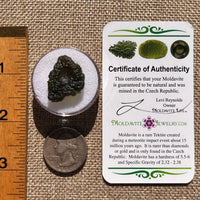 Moldavite 3.1 grams #2396-Moldavite Life