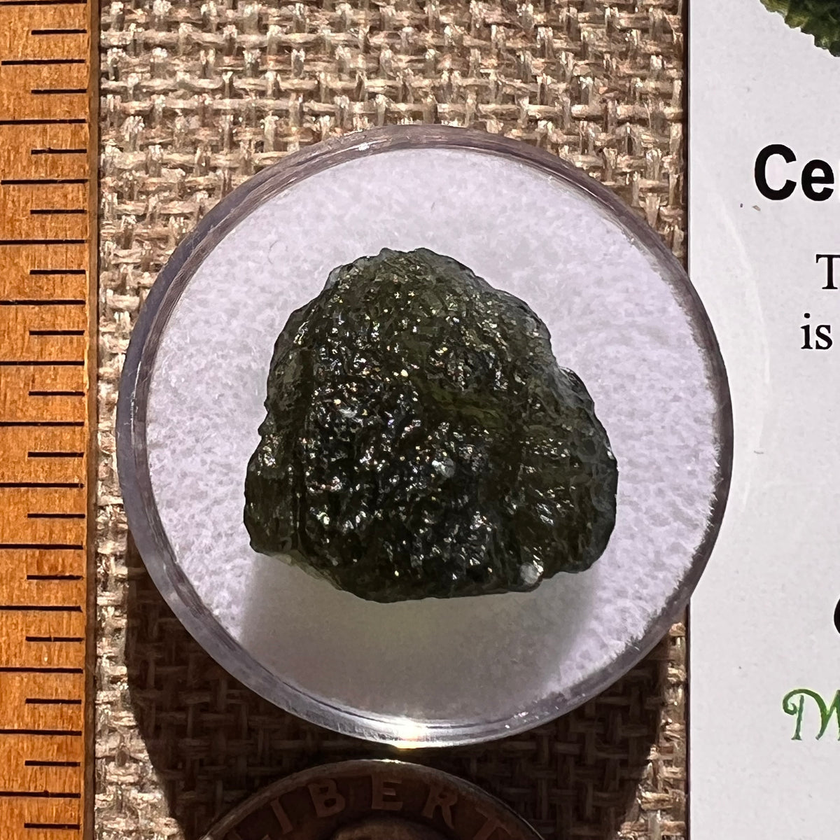 Moldavite 3.1 grams #2411-Moldavite Life