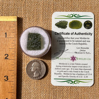Moldavite 3.11 grams #2159-Moldavite Life