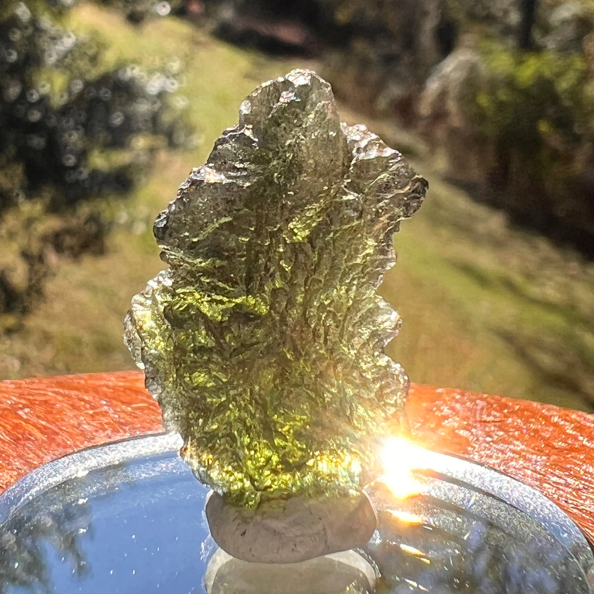 Moldavite 3.3 grams #2371-Moldavite Life