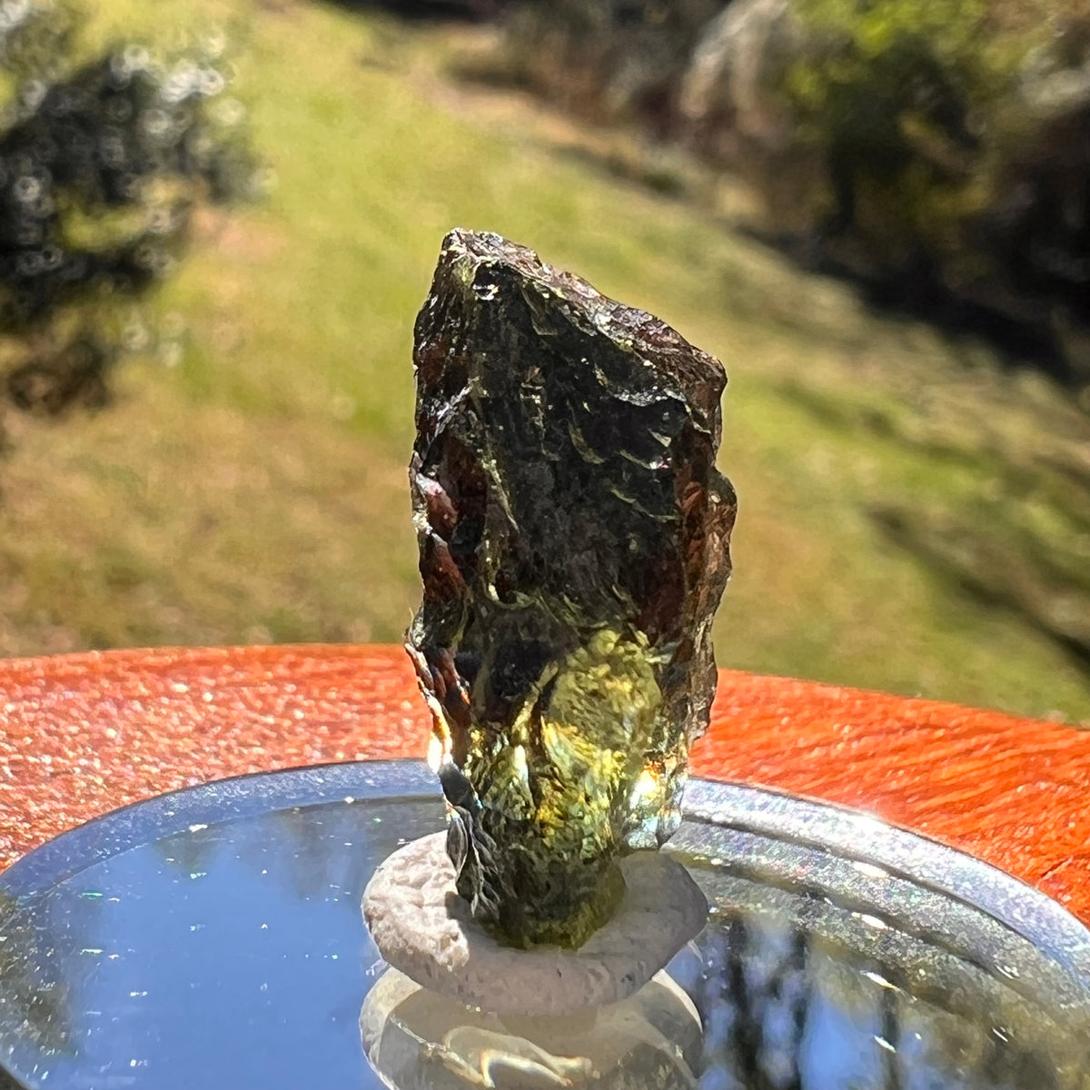 Moldavite 3.5 grams #2370-Moldavite Life