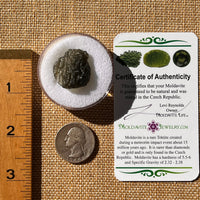 Moldavite 3.9 grams #2215-Moldavite Life