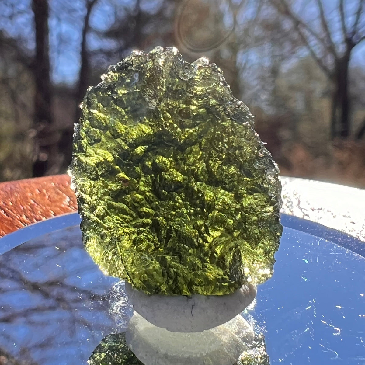 Moldavite 5.4 grams #1957-Moldavite Life