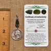 Moldavite & Amethyst Pendant Sterling Silver #6711-Moldavite Life