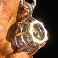 Moldavite & Ametrine Pendant Sterling Silver #8869-Moldavite Life
