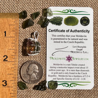 Moldavite & Ametrine Pendant Sterling Silver #8870-Moldavite Life