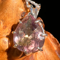 Moldavite & Ametrine Pendant Sterling Silver #8871-Moldavite Life