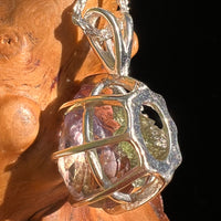 Moldavite & Ametrine Pendant Sterling Silver #8871-Moldavite Life