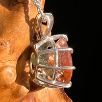 Moldavite & Ametrine Pendant Sterling Silver #8871-Moldavite Life