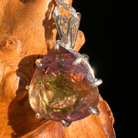 Moldavite & Ametrine Pendant Sterling Silver #8872-Moldavite Life