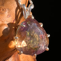 Moldavite & Ametrine Pendant Sterling Silver #8872-Moldavite Life