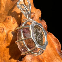 Moldavite & Ametrine Pendant Sterling Silver #8873-Moldavite Life