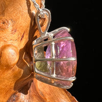 Moldavite & Ametrine Pendant Sterling Silver #8874-Moldavite Life