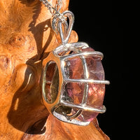 Moldavite & Ametrine Pendant Sterling Silver #8875-Moldavite Life