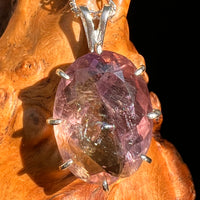 Moldavite & Ametrine Pendant Sterling Silver #8875-Moldavite Life