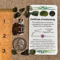 Moldavite & Ametrine Pendant Sterling Silver #8875-Moldavite Life