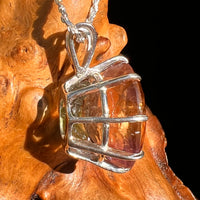 Moldavite & Ametrine Pendant Sterling Silver #8876-Moldavite Life